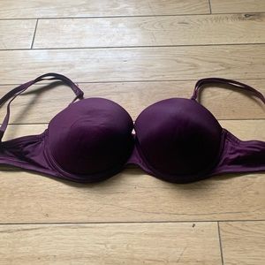 VS PINK Maroon Convertible Strap Bra 32D